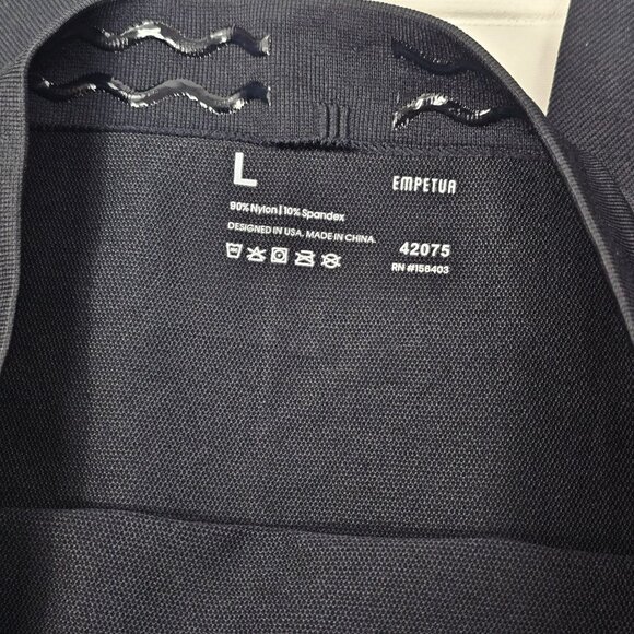 Empetua by Shapermint Women's Black High Waisted Shaping Leggings Size L NWT - Picture 6 of 14